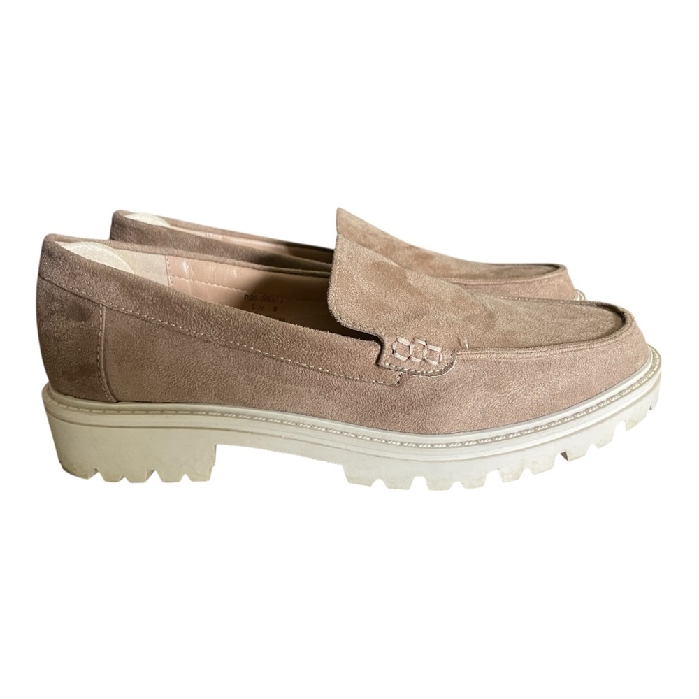 Journee Loafer Womens 8 Brown Erika Tru Comfort Foam Slip On Casual Faux Suede